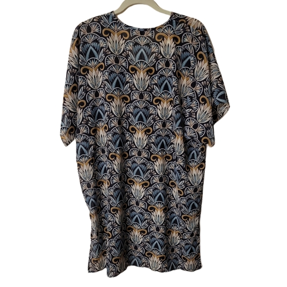 Basic Model Swimsuit Cover-up Size Small Black Blue Gold - Picture 5 of 7